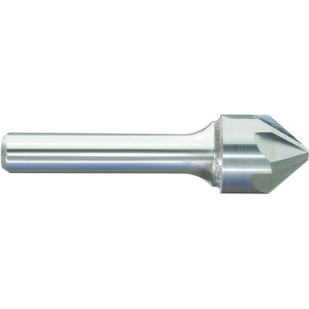 Countersink, Chatterless, Series 5754, 316 Body Dia, 2 Overall Length, 316 Shank Dia, 6 Flutes